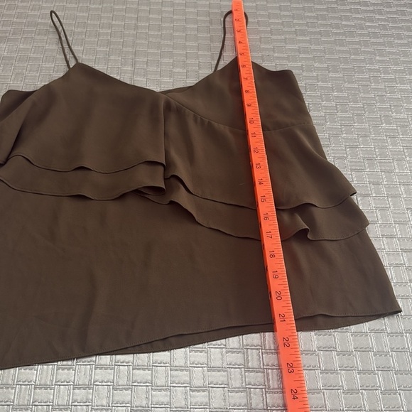 J.crew ruffle chiffon camisole size 4 - Picture 3 of 5